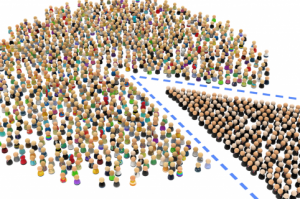 تجزئة المتبرعين